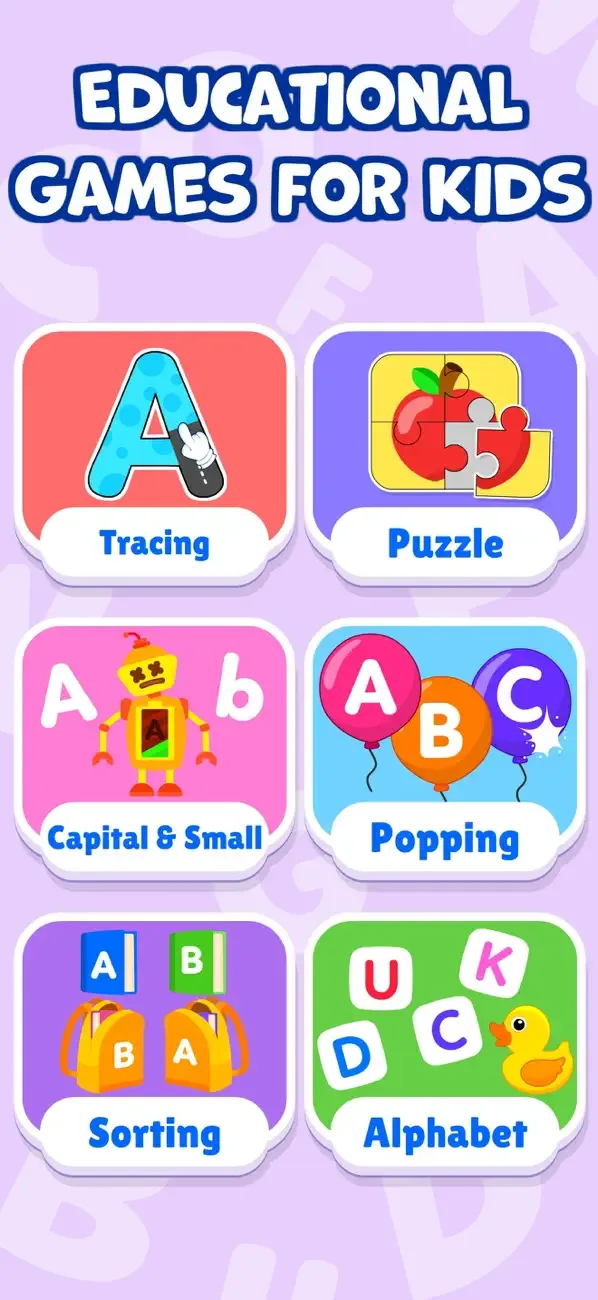 ABC Games & Alphabet Learning screenshot 2