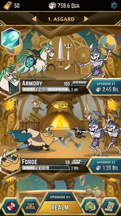 Viking Gods - Idle Tap Game screenshot 2