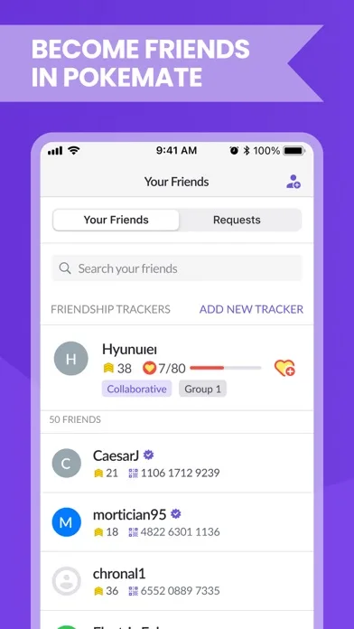 PokeMate - Friends & Clans screenshot 3