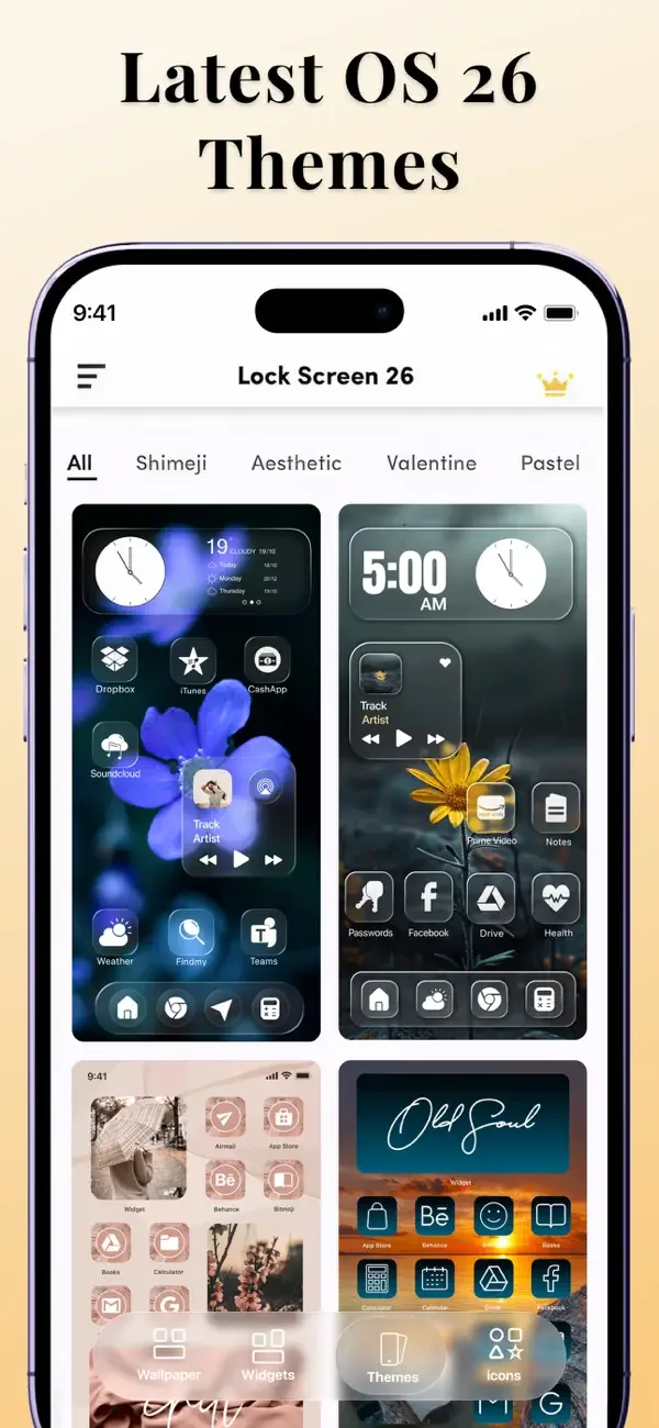 Lock Screen 26: Widgets & Icon screenshot 5