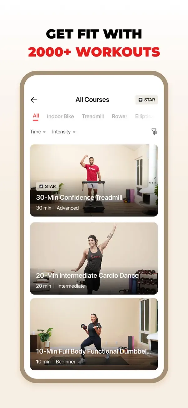 SunnyFit - For Home Fitness screenshot 1