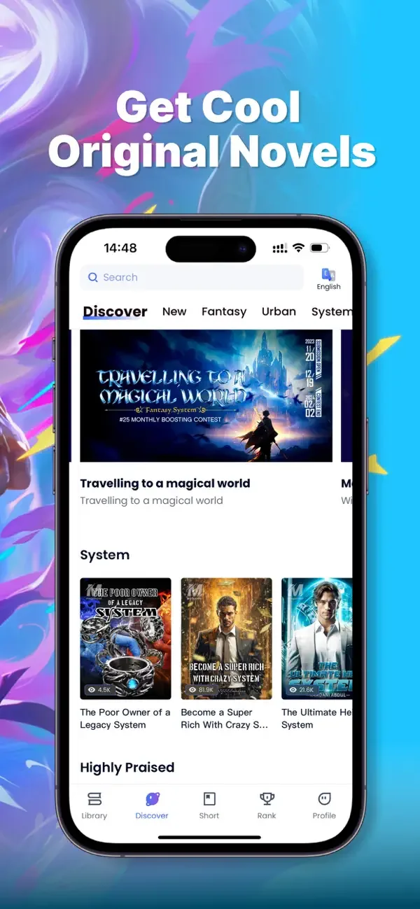 MegaNovel - fiction & webtoon screenshot 2
