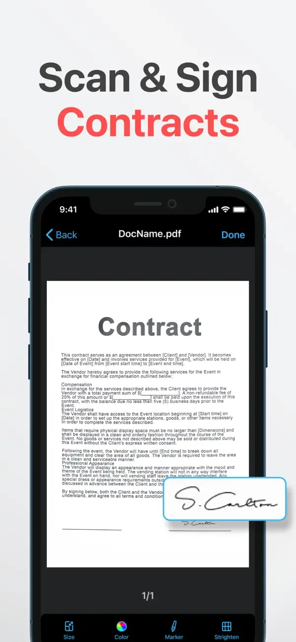 PDF Scanner: App for Documents screenshot 3
