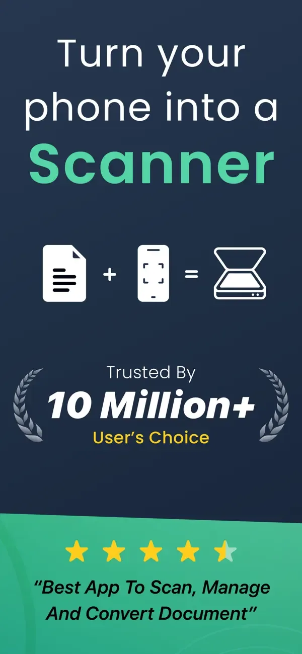 Camera Scanner: Scan to PDF screenshot 1
