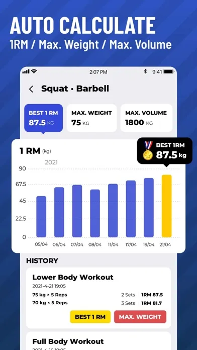 Gym Workout Planner & Gym Log screenshot 4