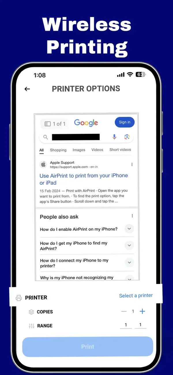 Air Printer: HD Smart Scanner screenshot 4