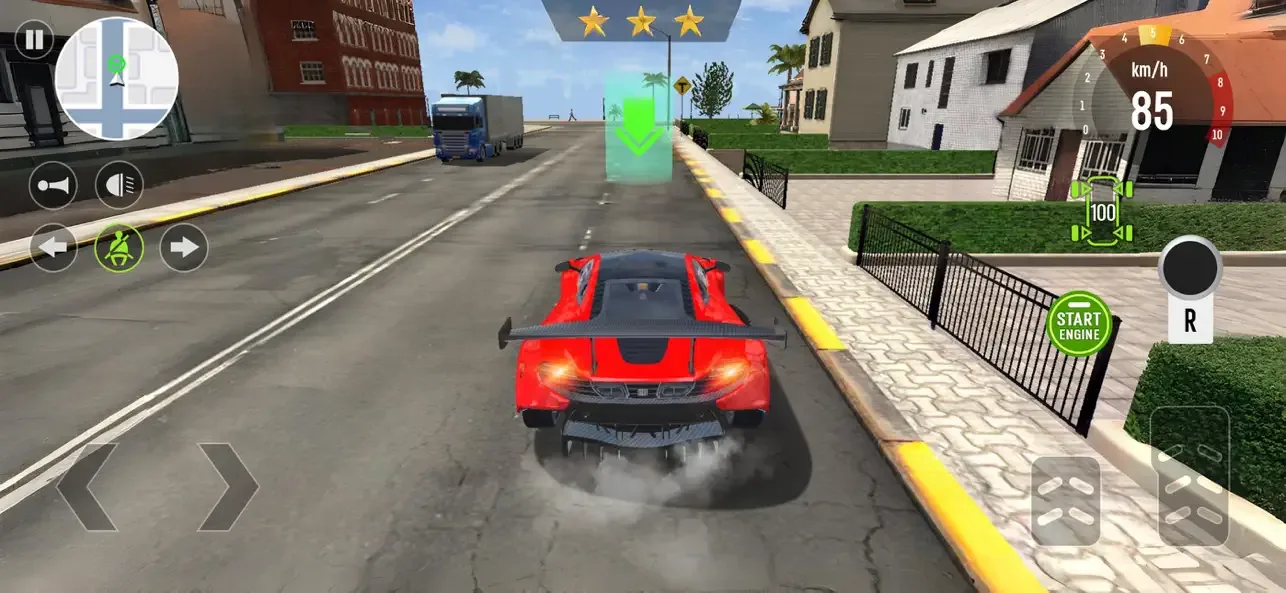 Real Car Driving: School Game screenshot 2