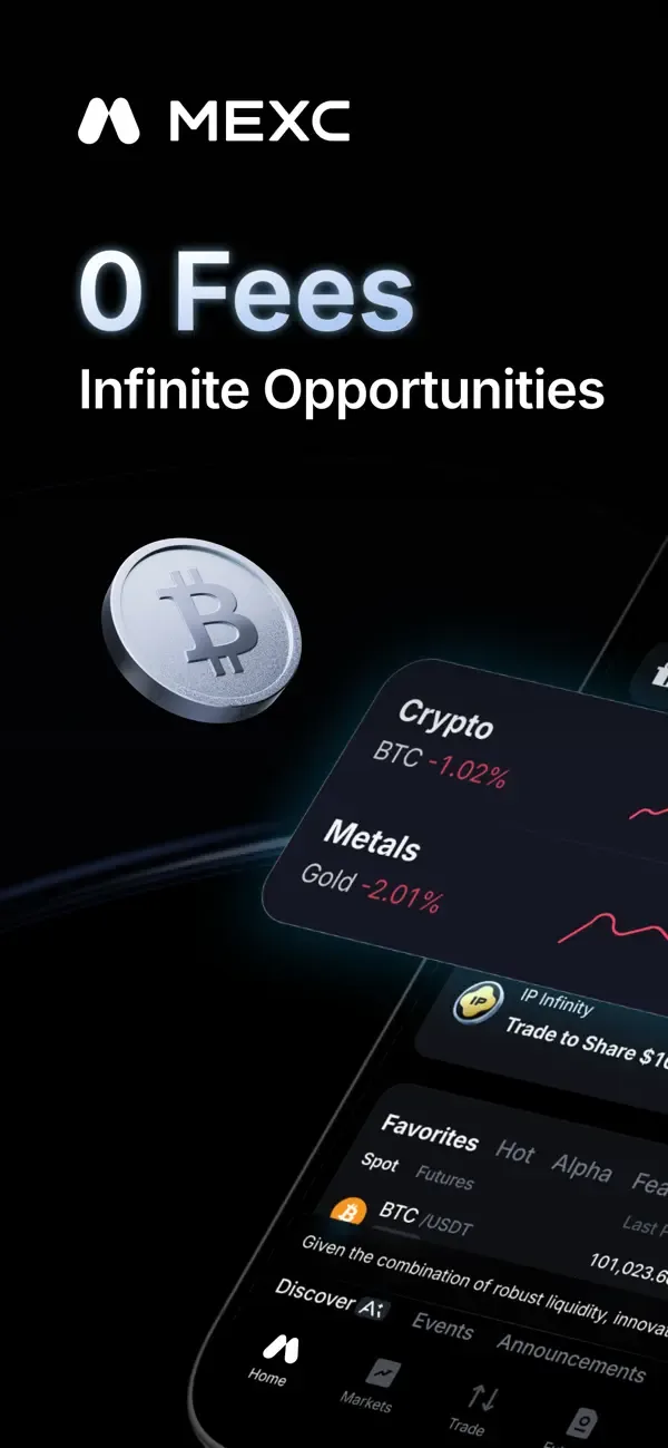 MEXC: Buy Bitcoin BTC & Crypto screenshot 1