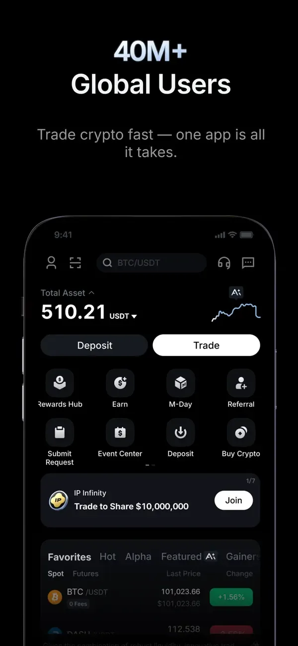 MEXC: Buy Bitcoin BTC & Crypto screenshot 4