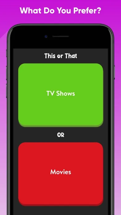 This Or That? - Questions Game screenshot 1