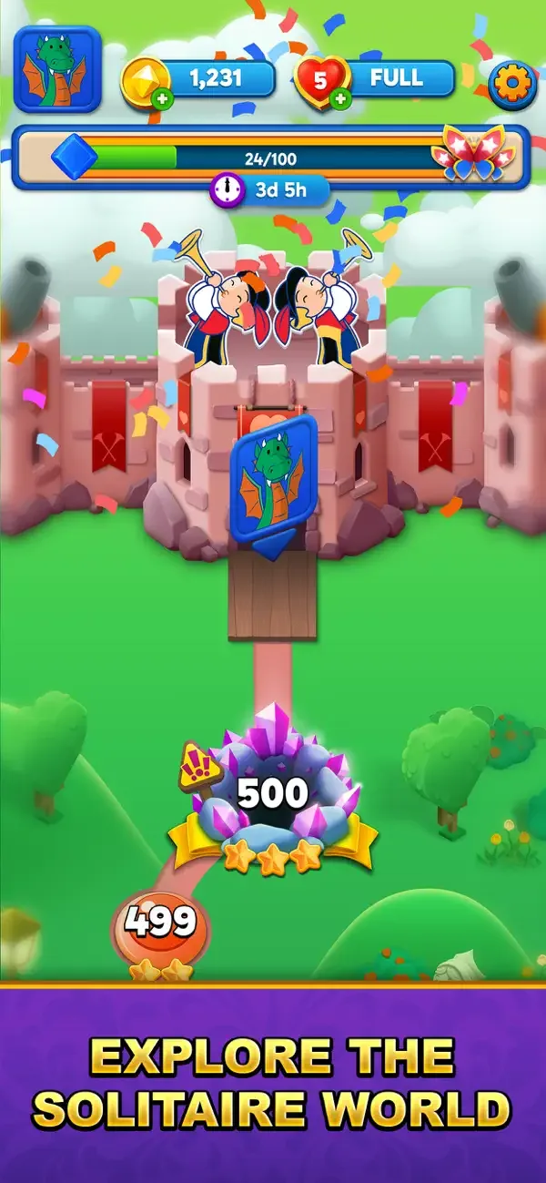 Solitaire Match 3 Puzzle Game screenshot 3
