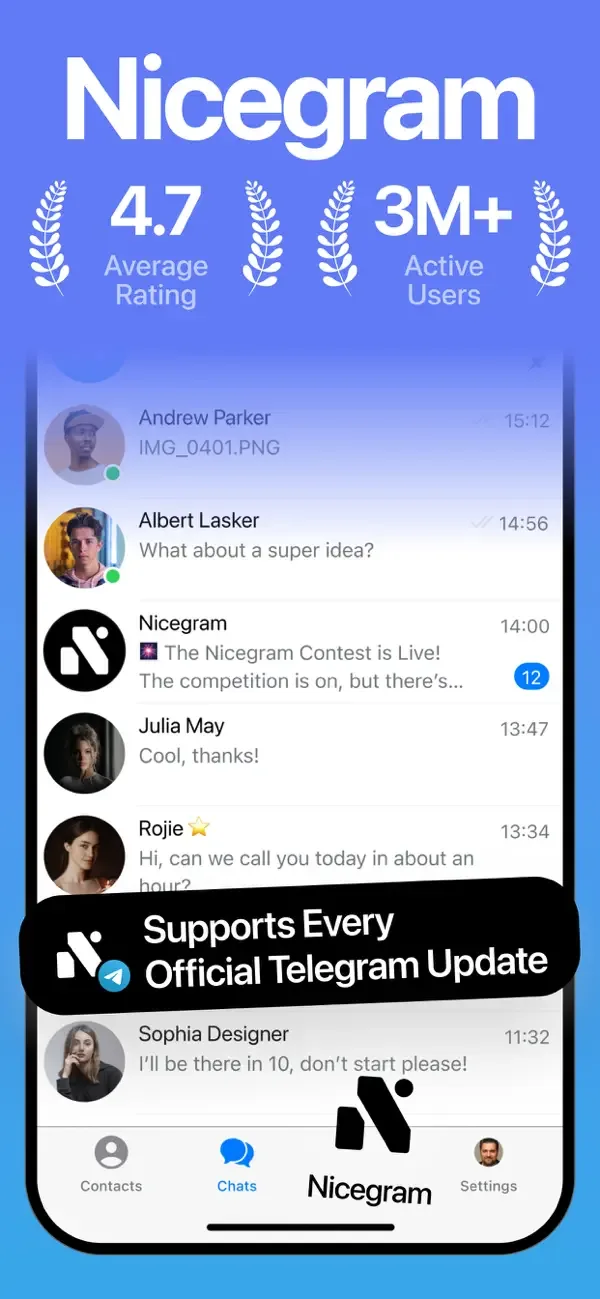 Nicegram: AI x Dual Telegram screenshot 1