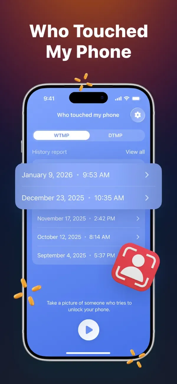 WTMP - Who Touched My Phone + screenshot 1
