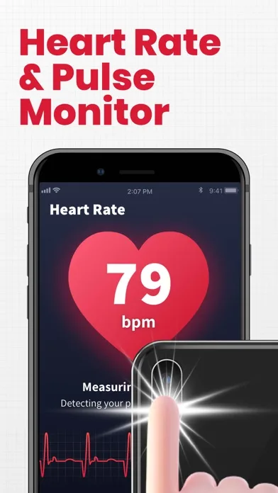 Heart Rate Monitor · Pulse App screenshot 1