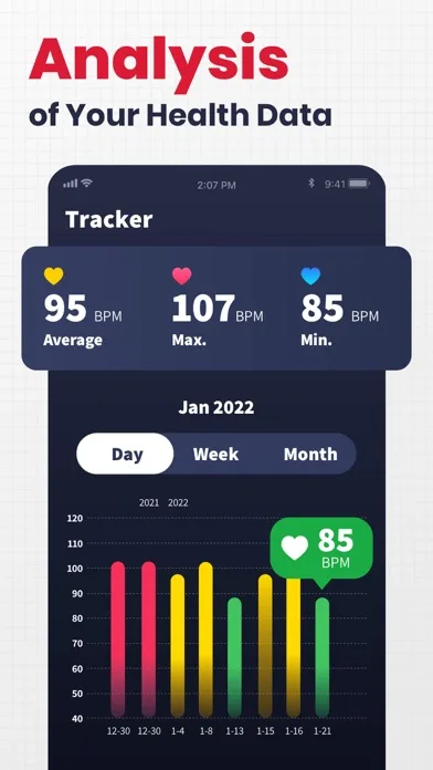 Heart Rate Monitor · Pulse App screenshot 3