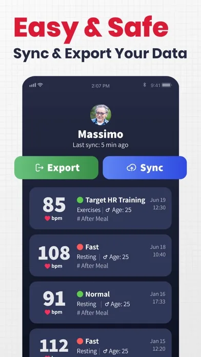 Heart Rate Monitor · Pulse App screenshot 5