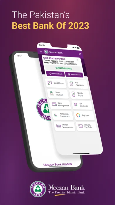 Meezan Mobile App screenshot 1