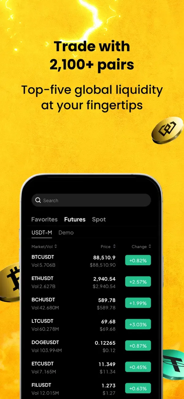 WEEX - Buy Bitcoin & Crypto screenshot 4