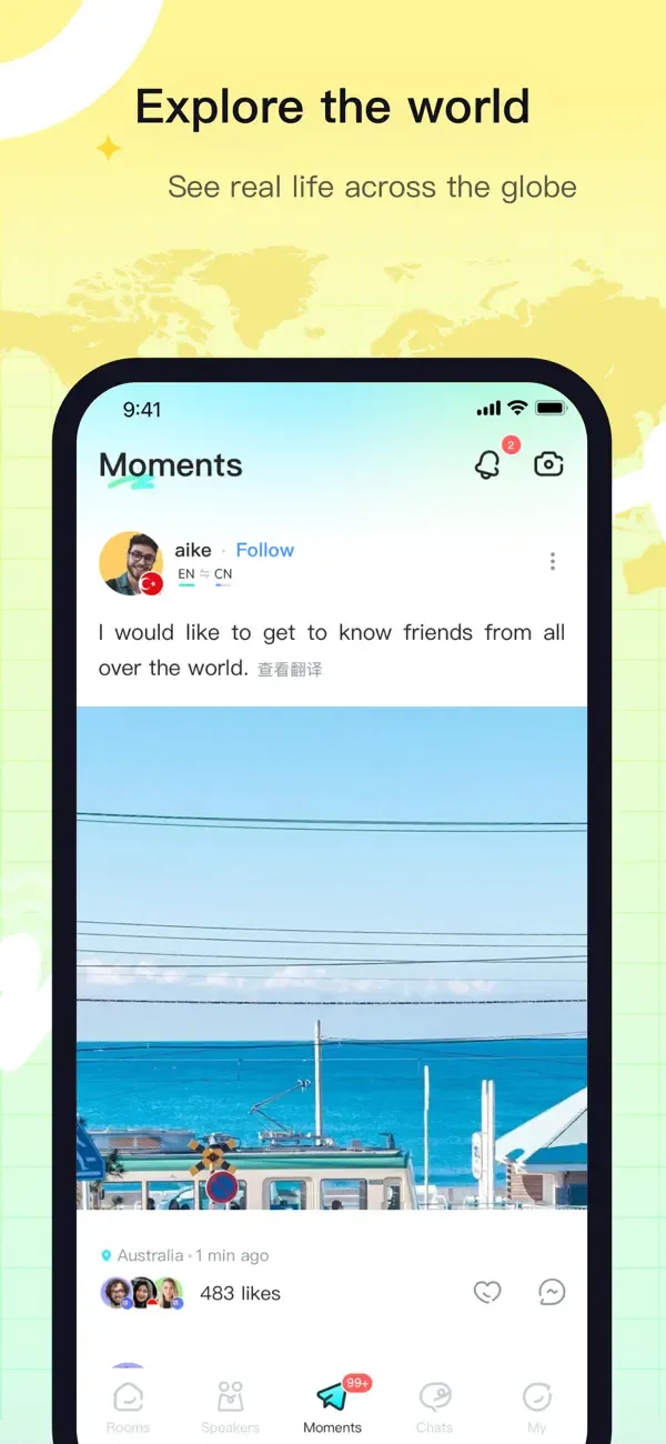 YeeTalk - Chat, Talk & Learn screenshot 4