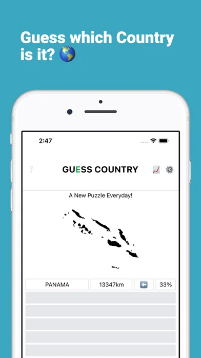 Worldle:Geography Daily Puzzle screenshot 1