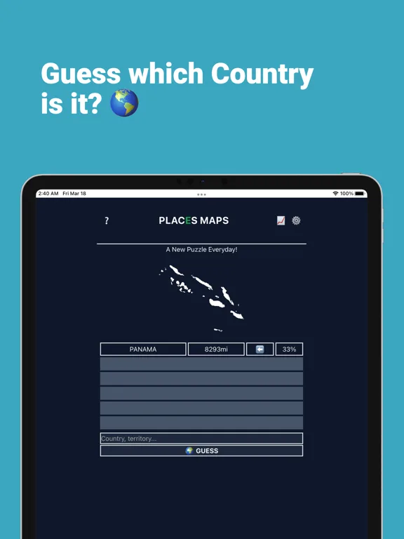 Worldle:Geography Daily Puzzle screenshot 4