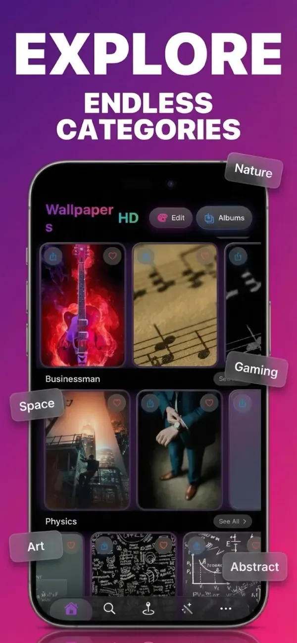 Wallpapers HD: 4K Themes screenshot 5