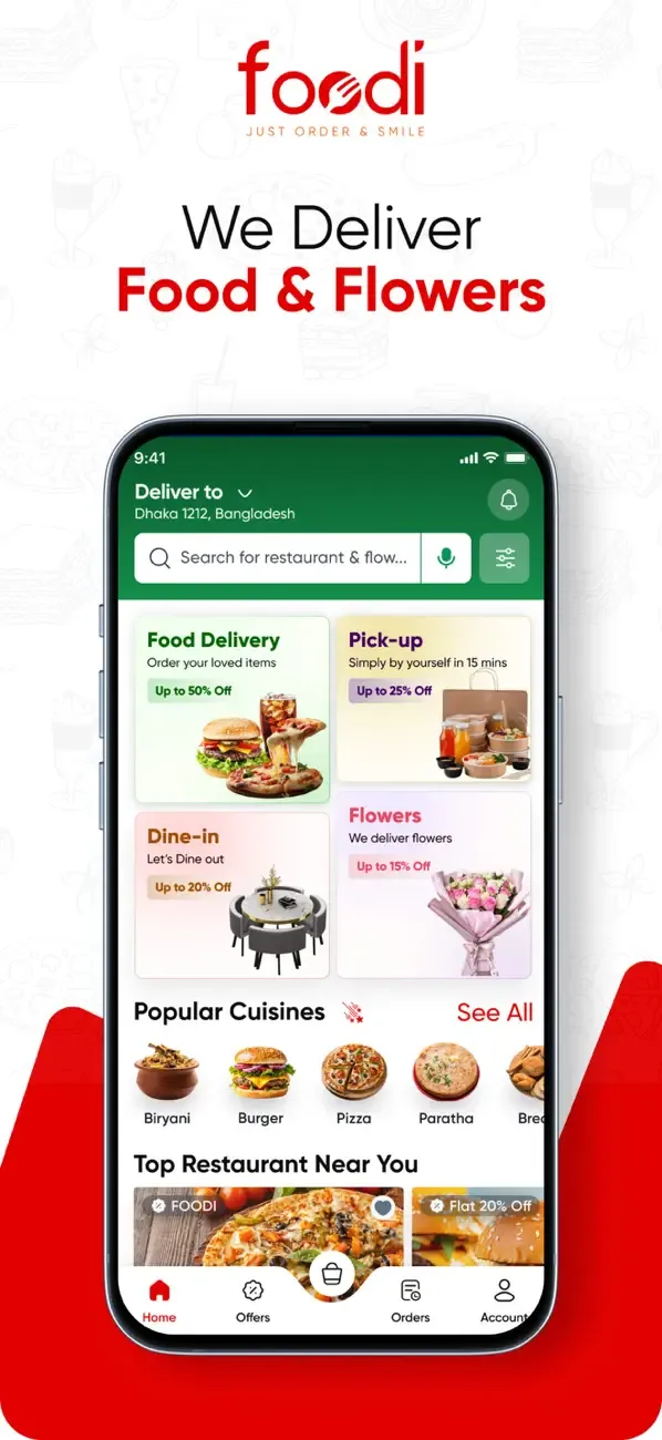 Foodi - Food Delivery screenshot 1
