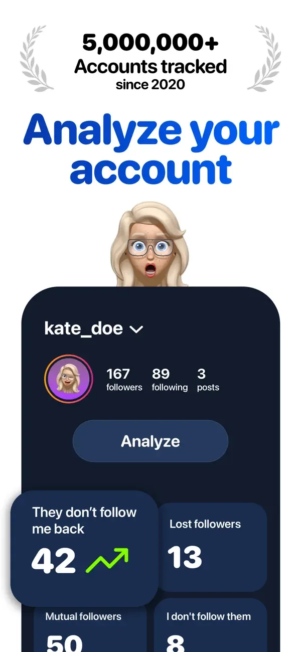 Reports+ Followers Unfollowers screenshot 1