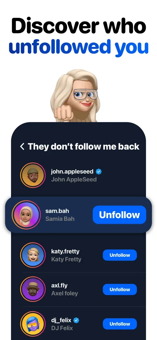 Reports+ Followers Unfollowers screenshot 2