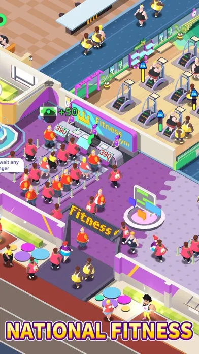 Fitness Club Tycoon-Idle Game screenshot 1