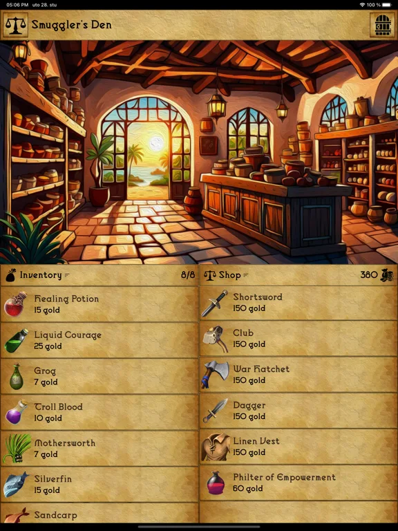 Grim Tides - Old School RPG screenshot 2
