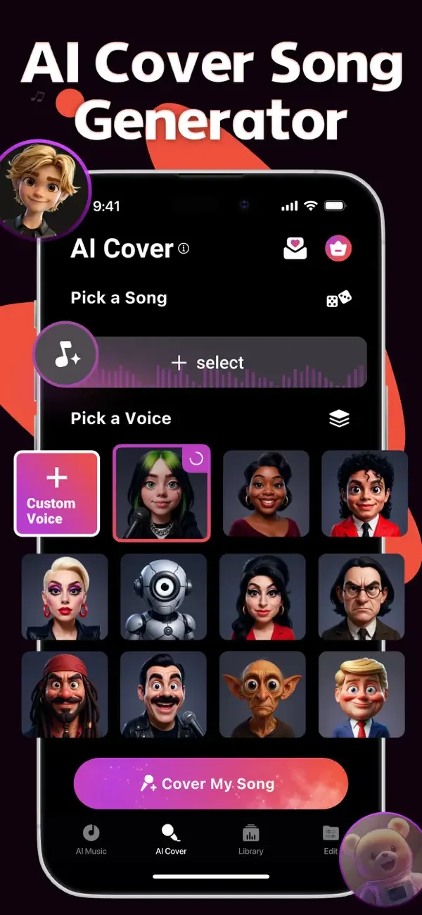 AI Song Generator Cover, Waazy screenshot 2