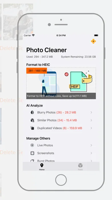 Phone Cleaner for iPhone Photo screenshot 2