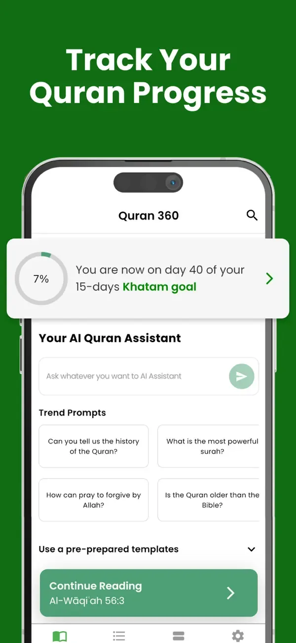 Quran 360: AlQuran English screenshot 4