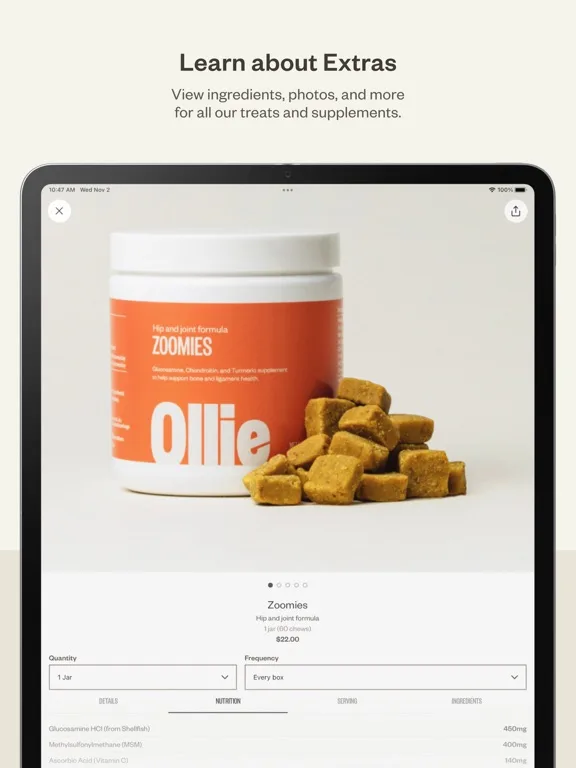 Ollie - Human Grade Dog Food screenshot 2