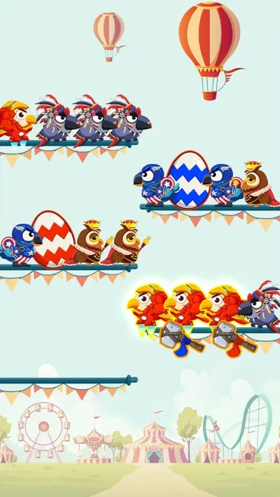 Bird Sort Color Puzzle Game screenshot 3