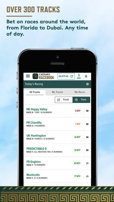 Caesars Racebook screenshot 4