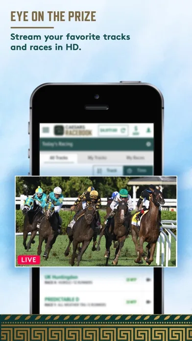 Caesars Racebook screenshot 5