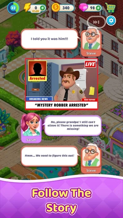 Mystery Inn: Merge Adventure screenshot 2