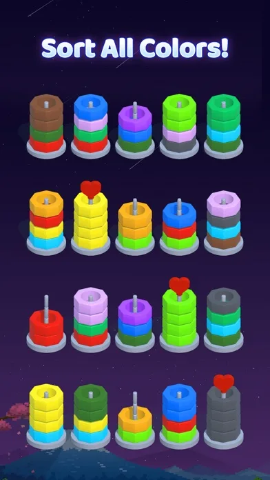 Hoop Sort - Color Ring Puzzle screenshot 2