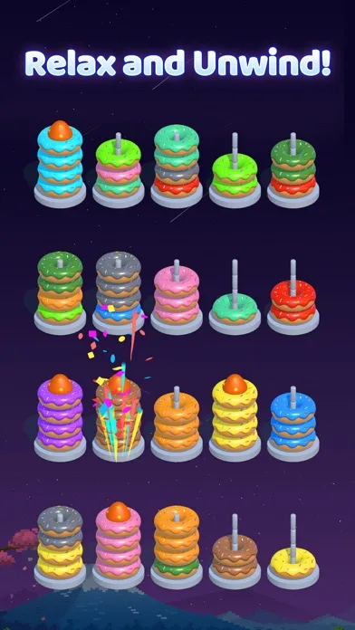 Hoop Sort - Color Ring Puzzle screenshot 3
