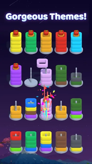 Hoop Sort - Color Ring Puzzle screenshot 5