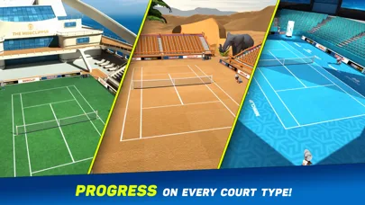 Mini Tennis: Perfect Smash screenshot 1