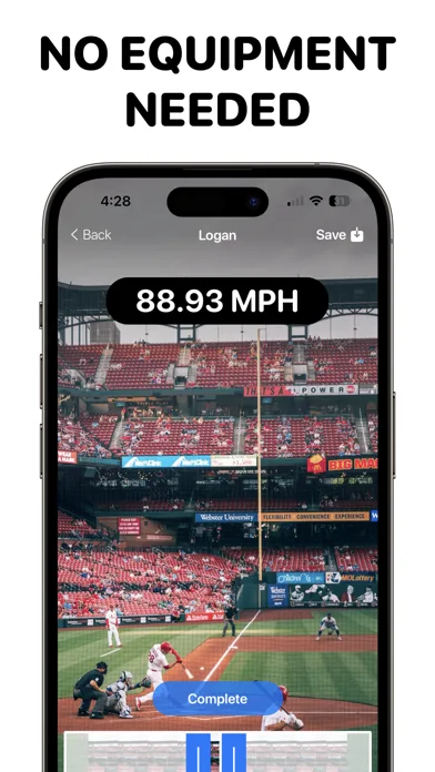 Radar Gun For Baseball screenshot 2