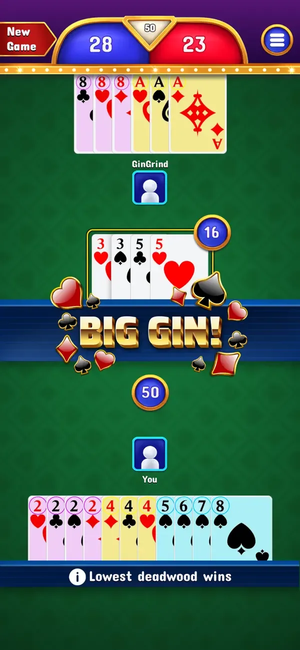 Gin Rummy - Classic Cards Game screenshot 4