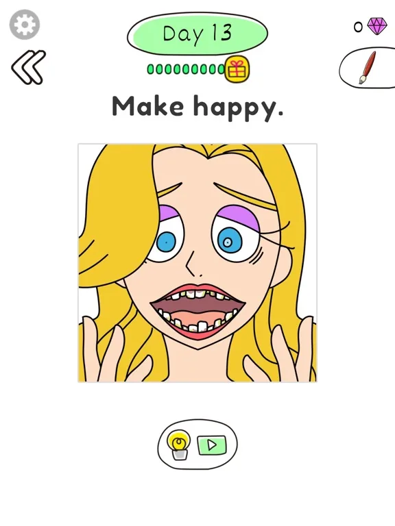 Draw Happy Baby : Puzzle Game screenshot 5