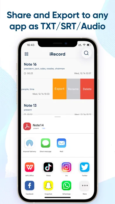 iRecord: Transcribe Voice Memo screenshot 5