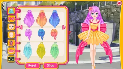 Anime dress up avatar game screenshot 4