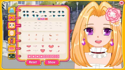 Anime dress up avatar game screenshot 5