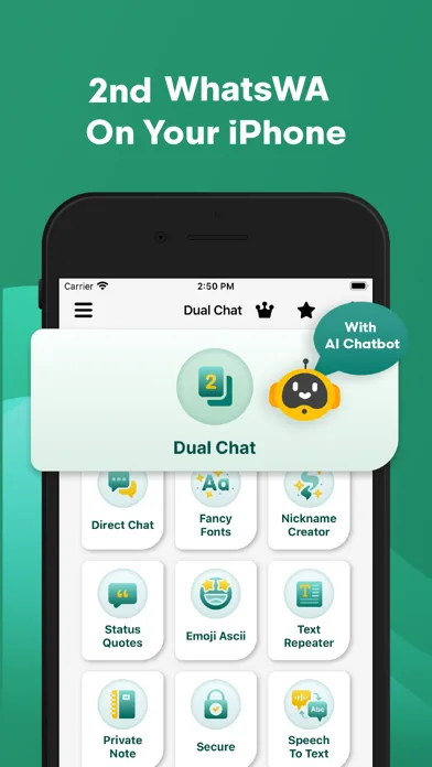 Dual Web Chat for WhatsWA screenshot 1